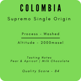 Colombian Supremo Single Origin Coffee